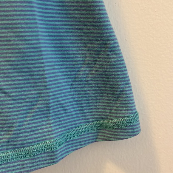 Lululemon Racerback Tank- Purple & Blue Stripes - Picture 3 of 4